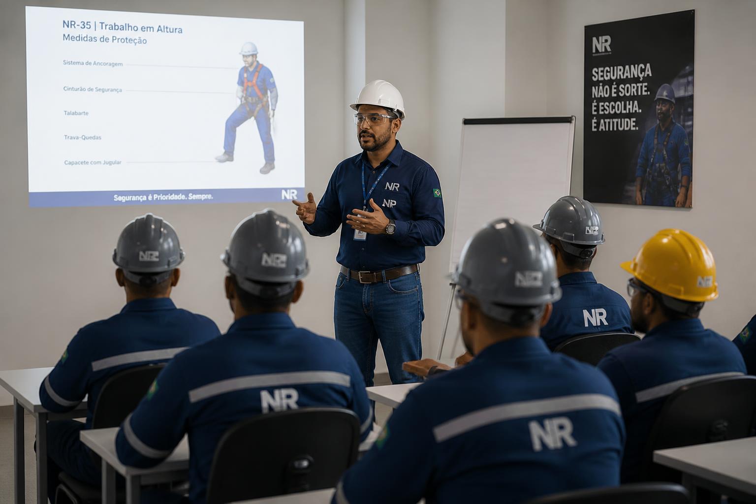 Equipes treinadas, operação mais segura.